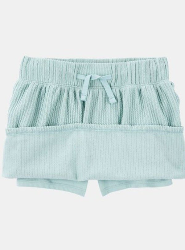 Pollera wafle carters talle 12 celeste — imagen 2