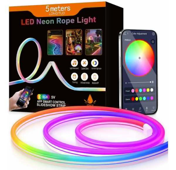 Producto - Rollo de Neon MULTICOLOR de 5 mts (NV 708)
