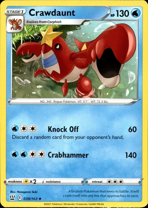 Producto - Crawdaunt - 039/163 - Battle Styles