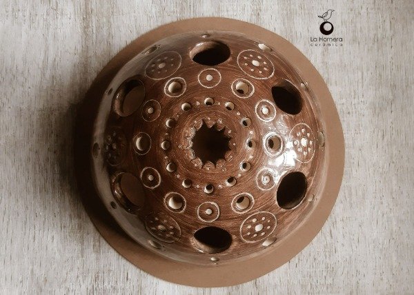 Producto - Fanal para velas con base de madera - 0