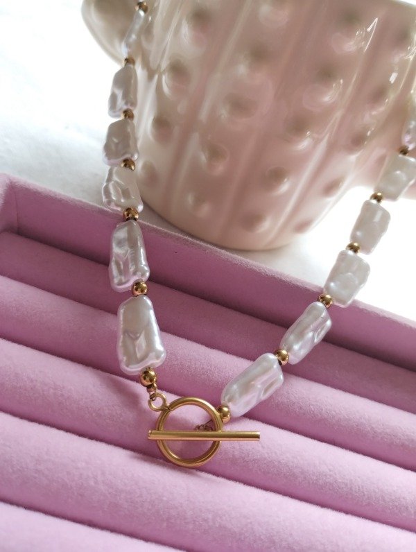 Producto - Collar de perlas cierre marinero