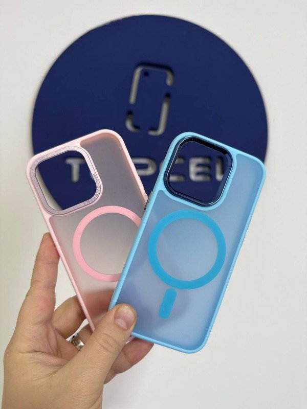 Producto - FUNDA CROMADA ESMERILADA MAGSAFE IPHONE 15 PRO