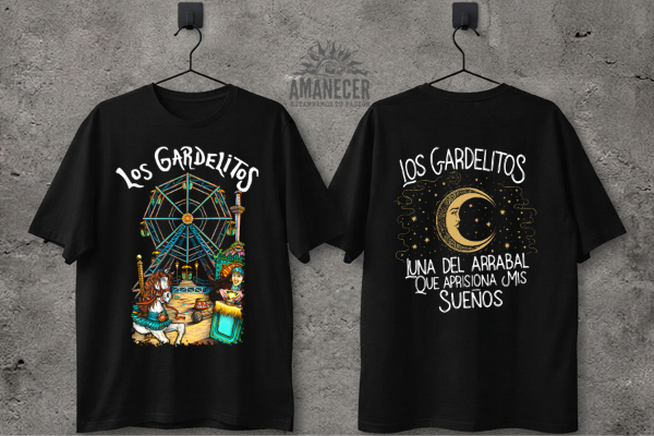 Producto - Remera Los Gardelitos Rueda - Luna del arrabal