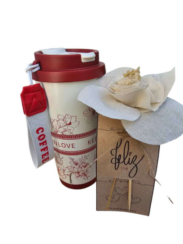 Producto - Box taza térmica con tarjeta feliz día