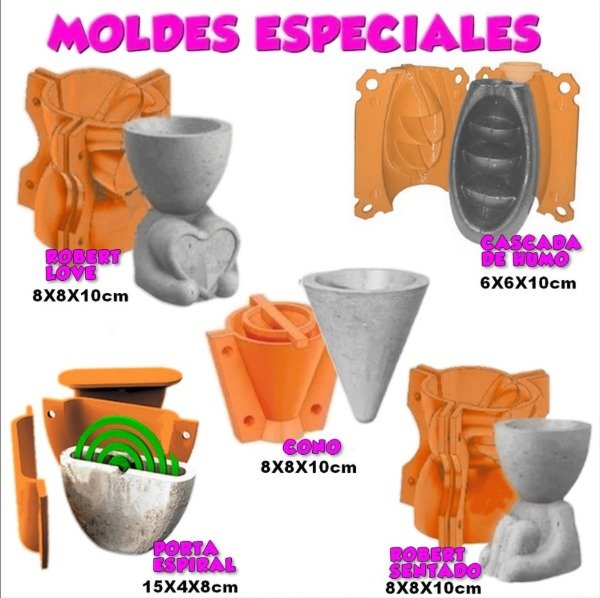 Producto - Pack 5 moldes especiales N10