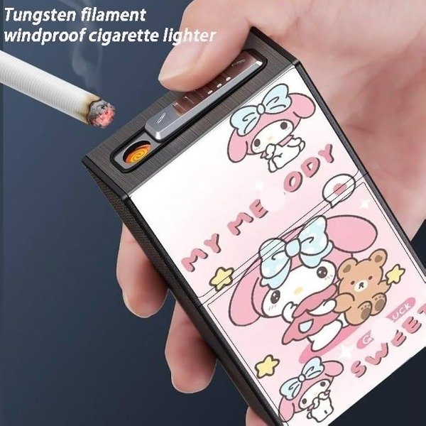 Producto - Cigarrera My Melody con cargador electrico carga USB