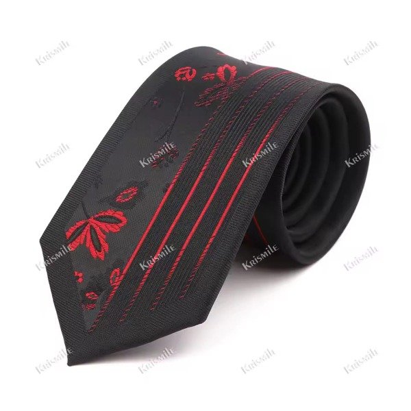 Producto - NEGRO C/ ROJO Skinny Individual