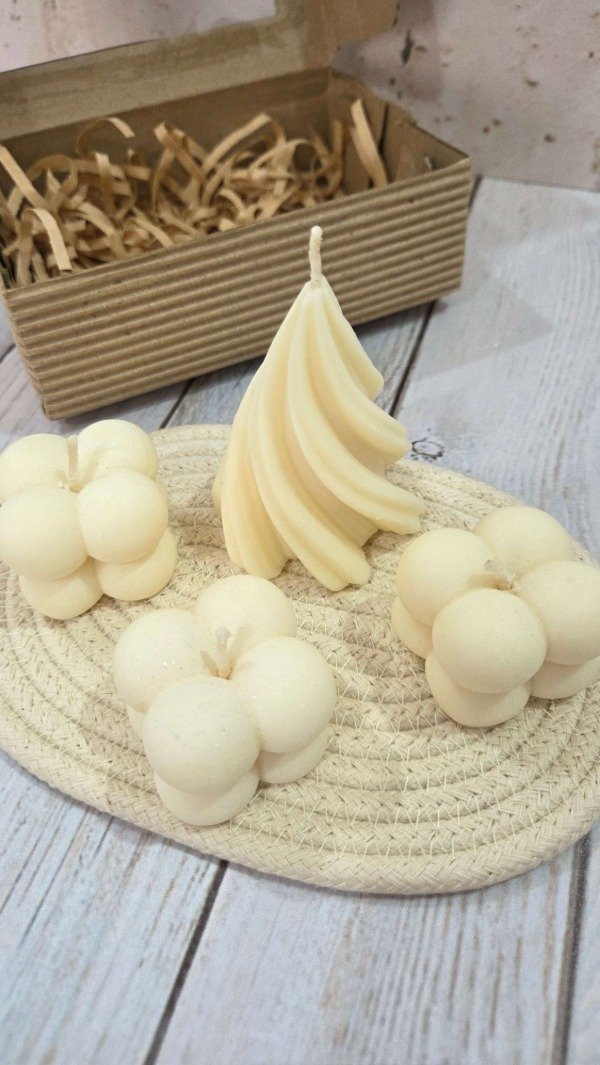 Producto - Velas aromáticas x4  con caja y posa vela