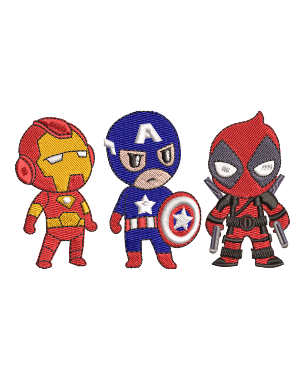 Producto - Pack Avengers Mini x4 diseños