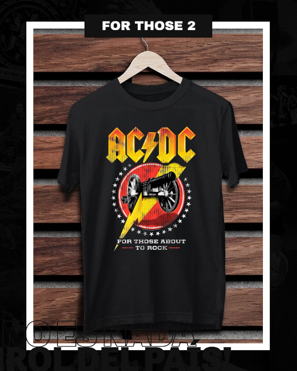 Producto - Remera Negra AC/DC For Those About II