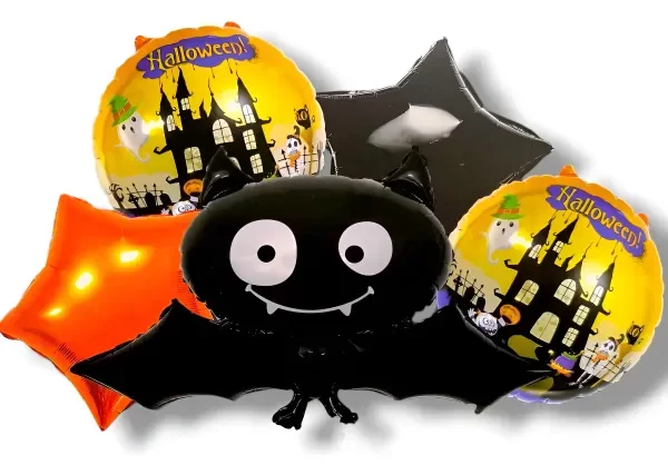 Producto - Set Personajes x 5 Piezas Halloween - Murcielago