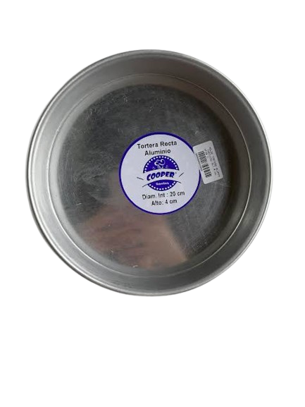 Producto - Disco torta 20cm x 4cm alto cooper