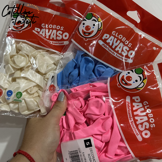 Producto - GLOBO DECORADOR 5 PULGADAS - 50 UNIDADES