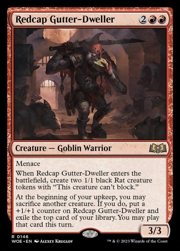 Producto - Redcap Gutter-Dweller #146  Wilds of Eldraine