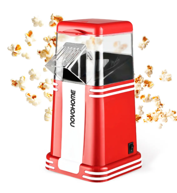 Producto - NOVOHOME POPCORN MAKER VINTAGE 1200W 40-60G