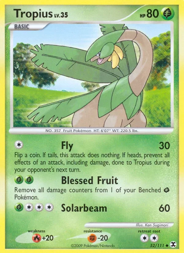 Producto - Tropius 52/111 Platinum: Rising Rivals