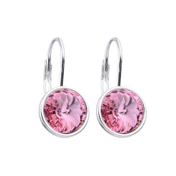 Aros zarcillos Rosa 10 mm