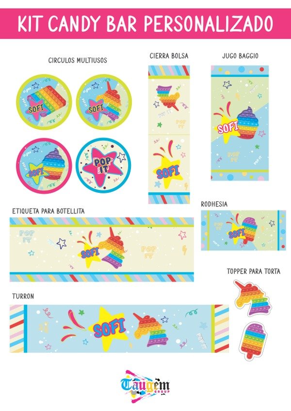 Producto - KIT IMPRIMIBLE - POP IT