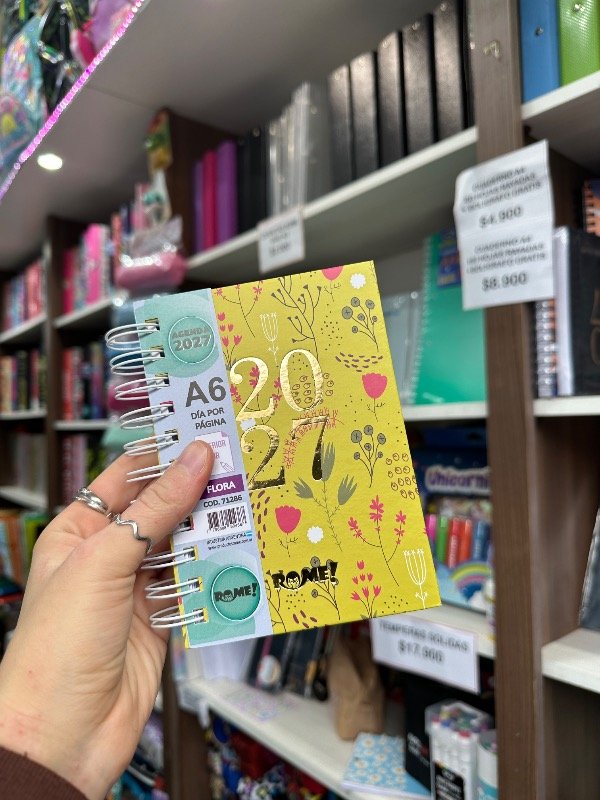 Producto - Agenda A6 Flora 2 Diaria Rome 2027 - 0