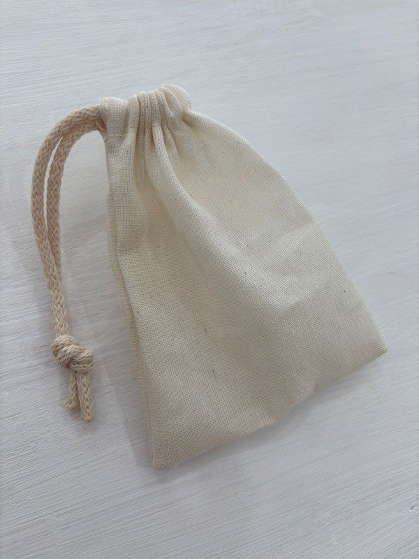 Producto - Bolsa de lienzo poliester lisa cordón simple