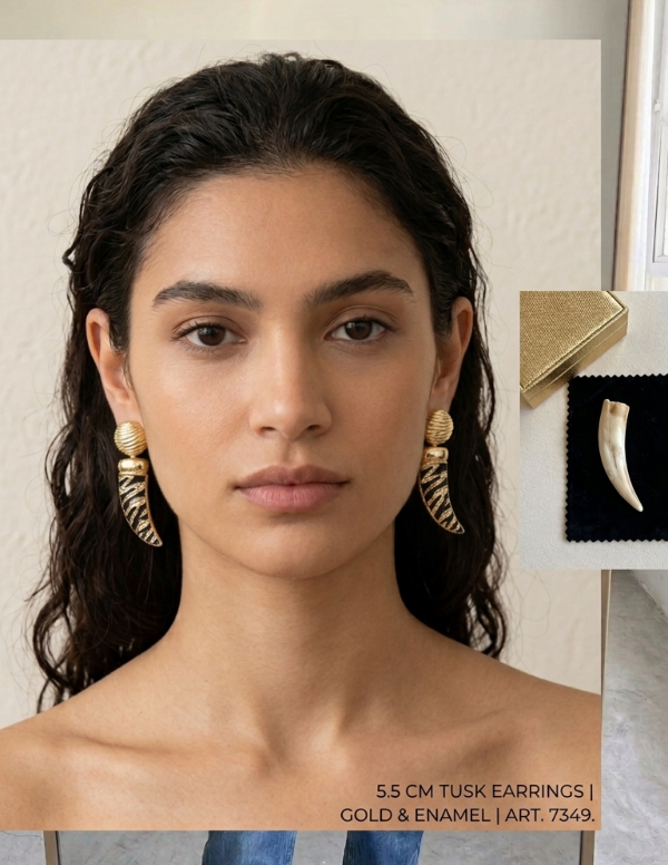 Producto - Aros cuerno cebra