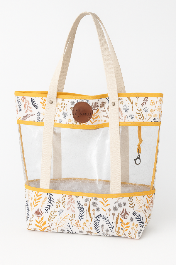 Producto - Bolso Aurora - Flores Mostaza