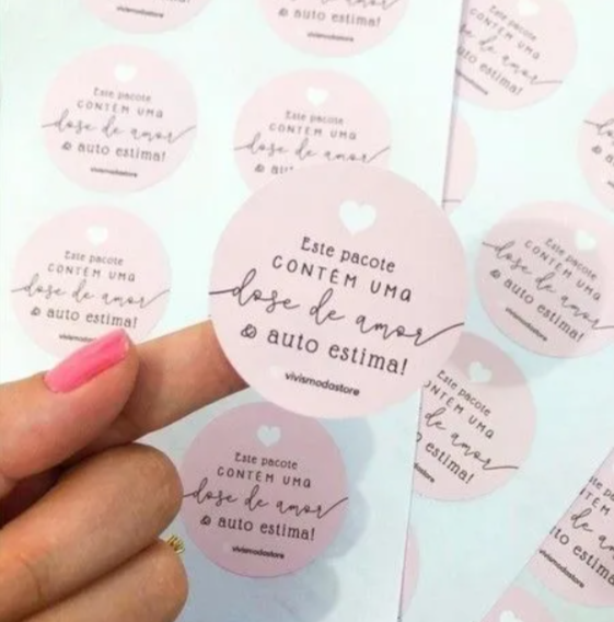 Producto - Cierre De Bolsa 105 u + Tags Circulares 105u Personalizados con tu LOGO