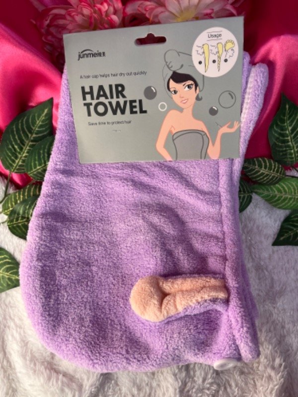 Producto - Toallas de microfibra para el cabello con orejitas