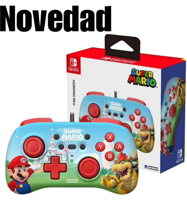 Producto - Joystick Horipad Mini Super Mario Browser y Mario