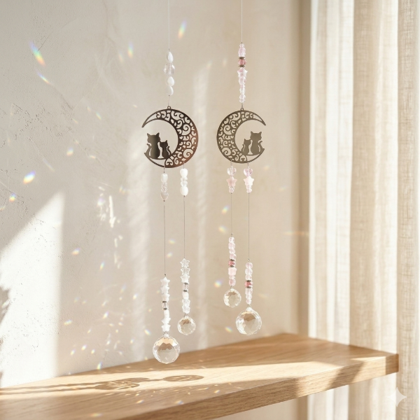 Producto - Atrapasol Luna y Gatos