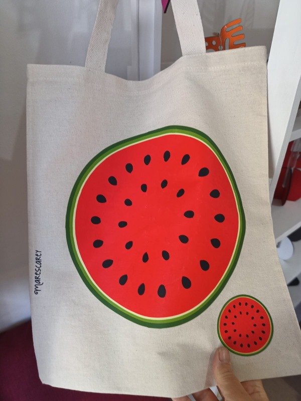 Producto - Tote bag Sandía / 30x35 cm