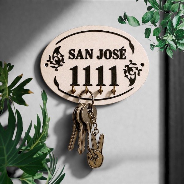 Producto - Portallaves impreso en 3D San José 1111