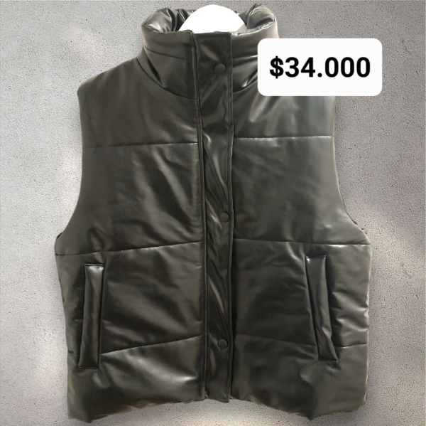 Producto - Chaleco puffer ecocuero