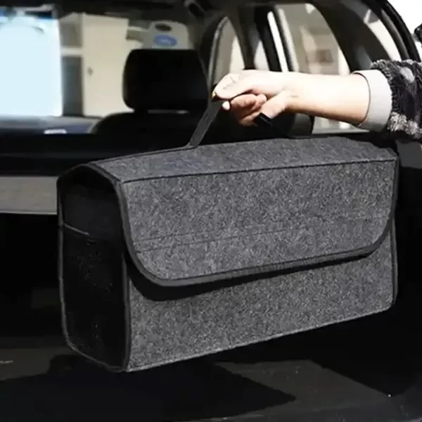 Producto - Organizador De Auto Multiuso De Tela Plegable 50cm Con Manija