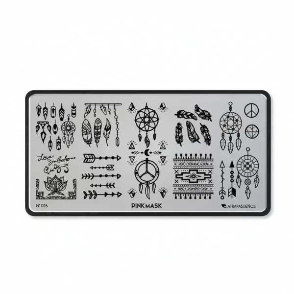 Producto - Placa de Stamping Atrapasueños #26