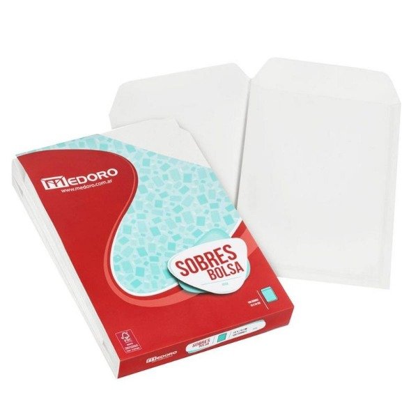 Producto - SOBRE BOLSA OBRA BLANCO  37X47 CM.