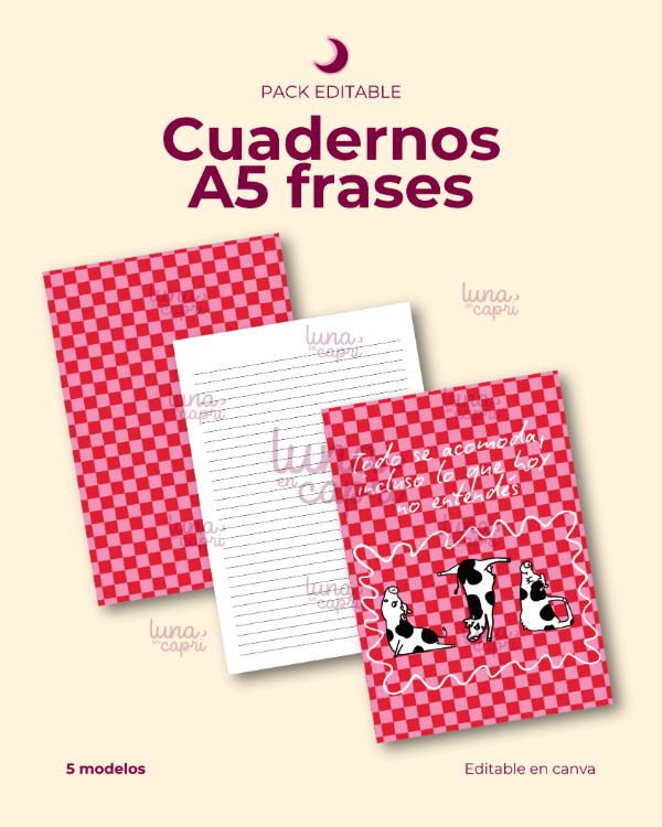 Producto - Cuadernos A5 frases