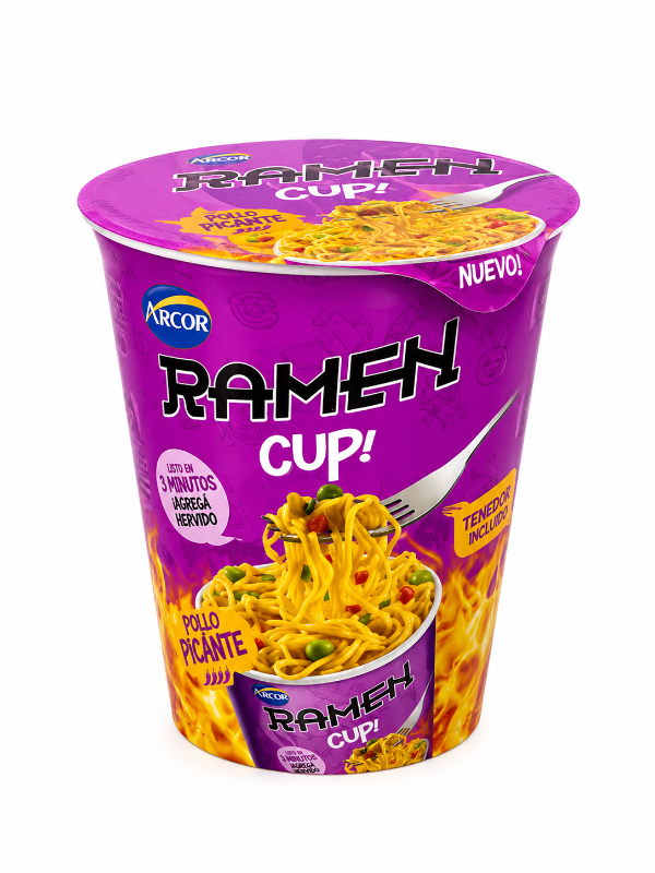 Producto - Ramen cups de pollo picante