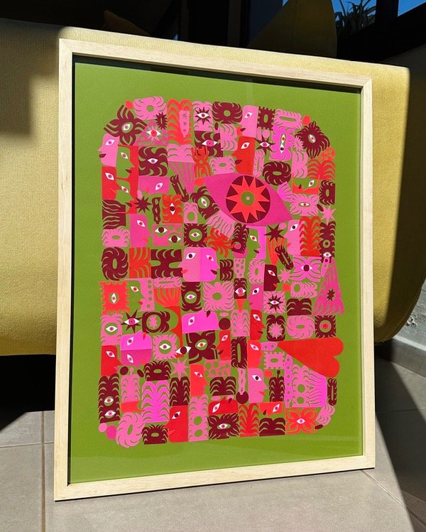 Producto - Collage Todo lo que hay en mi cabeza 2 - Enmarcado