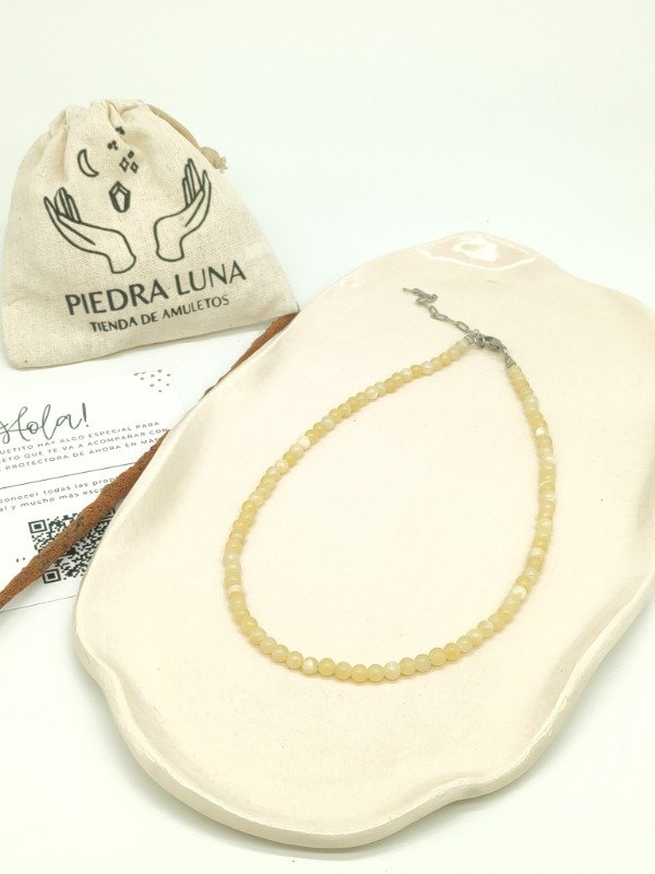 Producto - Collar OPTIMISMO con calcita amarilla - 1