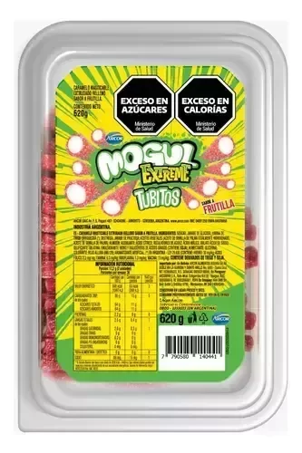 Producto - TUBITOS MOGUL ACIDOS POTE 620GR