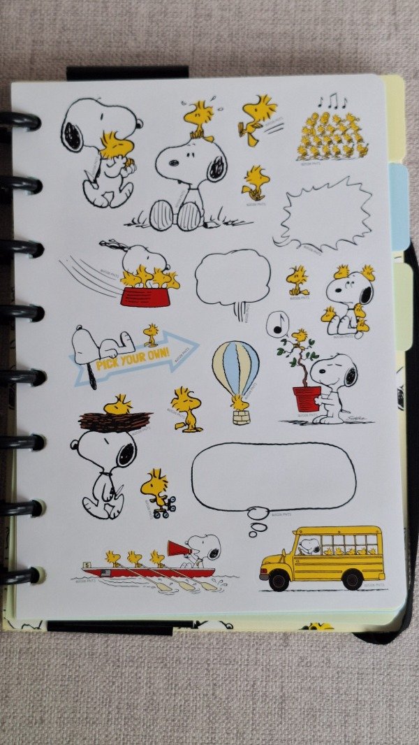 Producto - Cuaderno Snoopy con sistema discos - 7