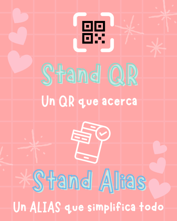 Producto - Stand de Pago Alias + QR Whatsapp y Redes - 1