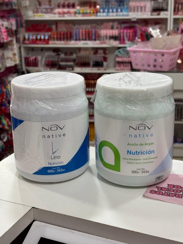 Producto - MASCARILLA CAPILAR NOV LINO Y ACEITE DE ARGAN C-U