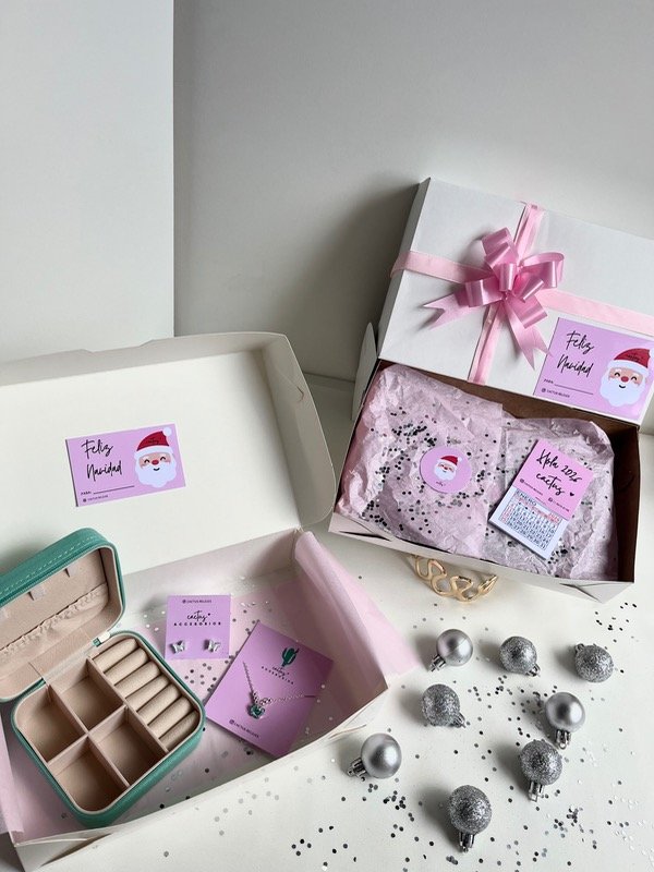 Producto - Box #4 Joyero + Collar + Aros