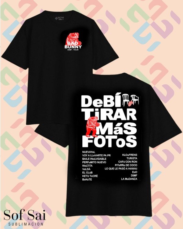 Remera Dtmf canciones