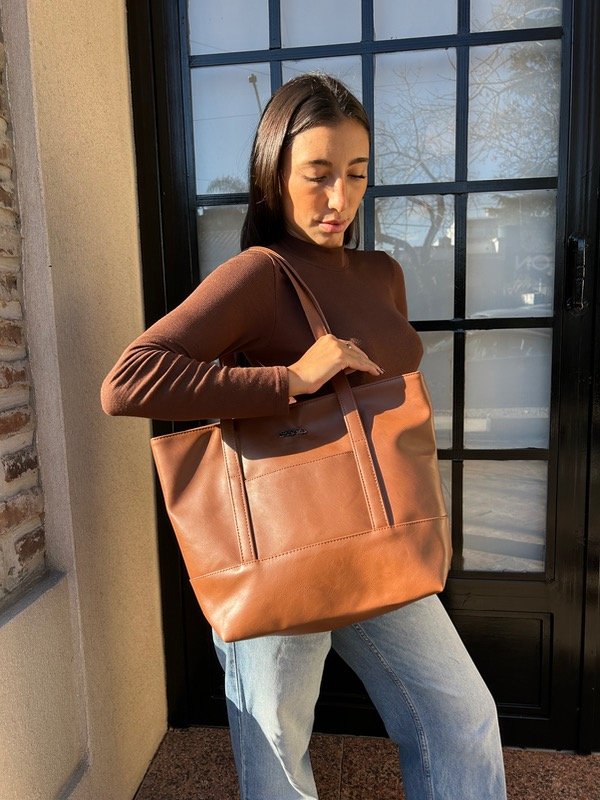 Producto - TOTE FRANCA MARRON