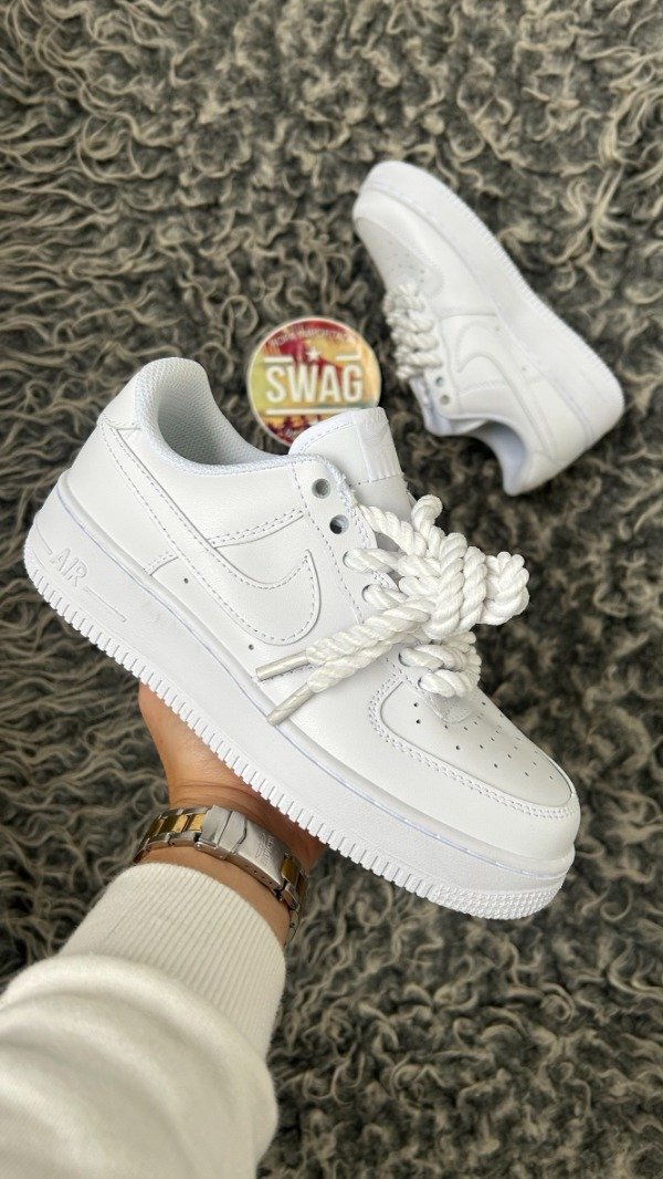 Producto - AIR FORCE 1 ROPE LACES TRIPLE WHITE - 0