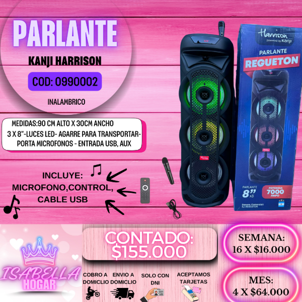Producto - PARLANTE KANJI HARRISON