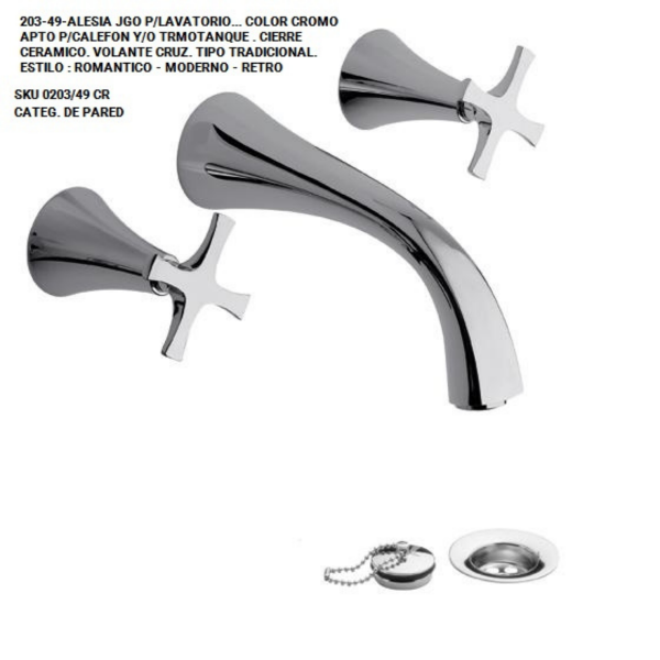 Producto - JUEGO PARA LAVATORIO URBANO FV